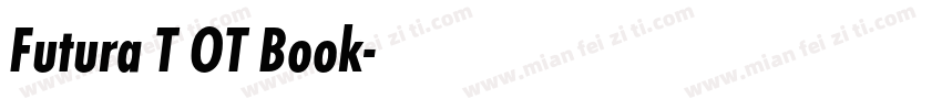 Futura T OT Book字体转换